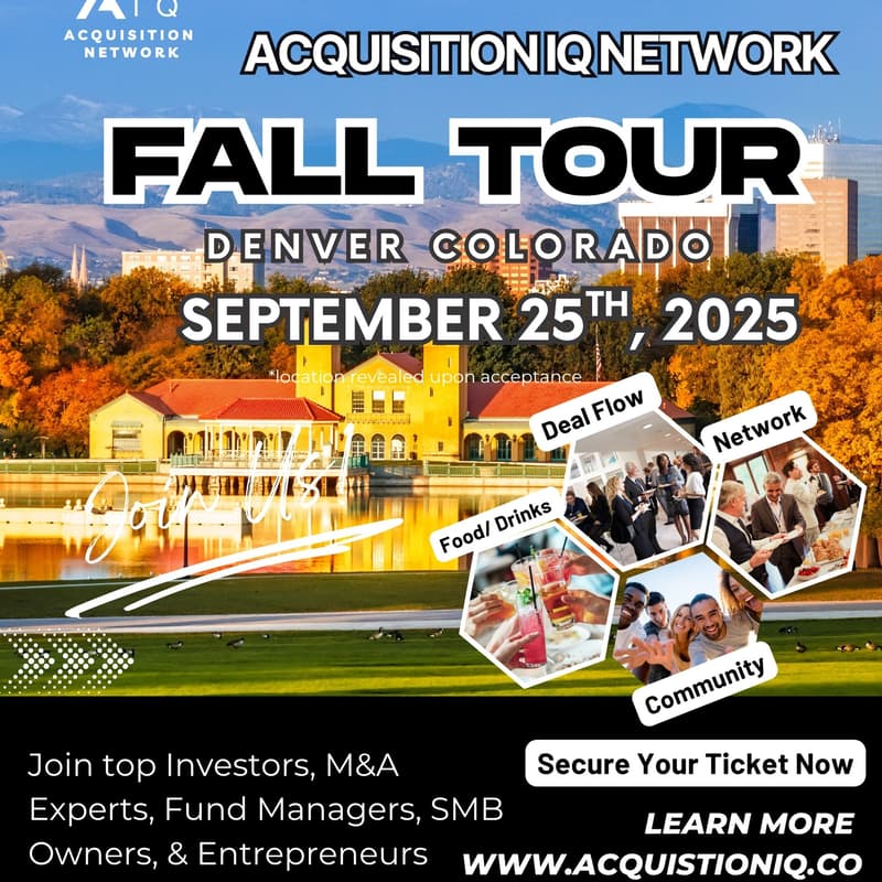 Cover Image for Acquisition IQ Denver Fall Tour