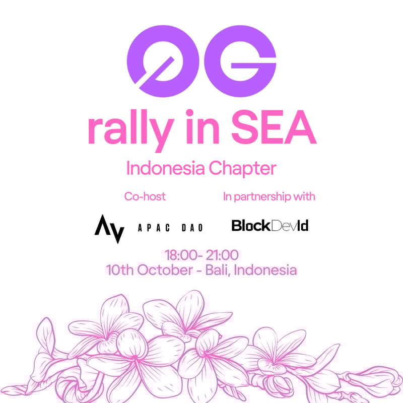 Cover Image for 0G rally in SEA - Indonesia Chapter