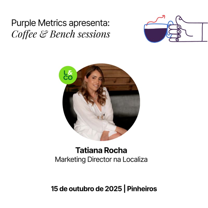 Cover Image for Purple Metrics apresenta: Coffee & Bench Sessions | 15/10; @São Paulo