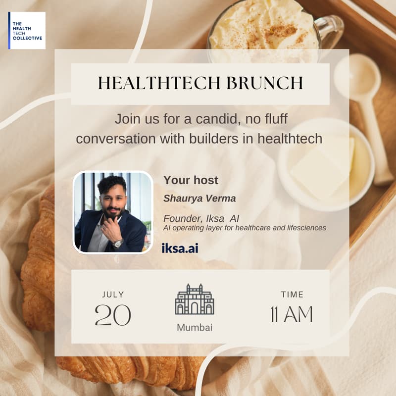 Cover Image for HealthTech Builders Brunch | Mumbai edition