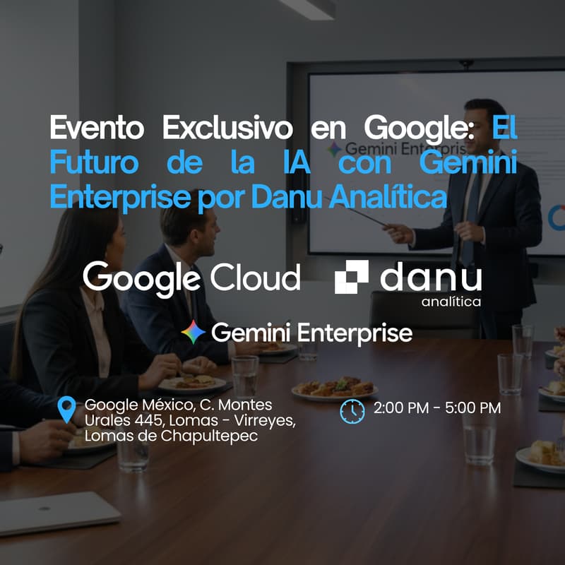 Cover Image for Evento Exclusivo en Google: El Futuro de la IA con Gemini Enterprise por Danu Analítica