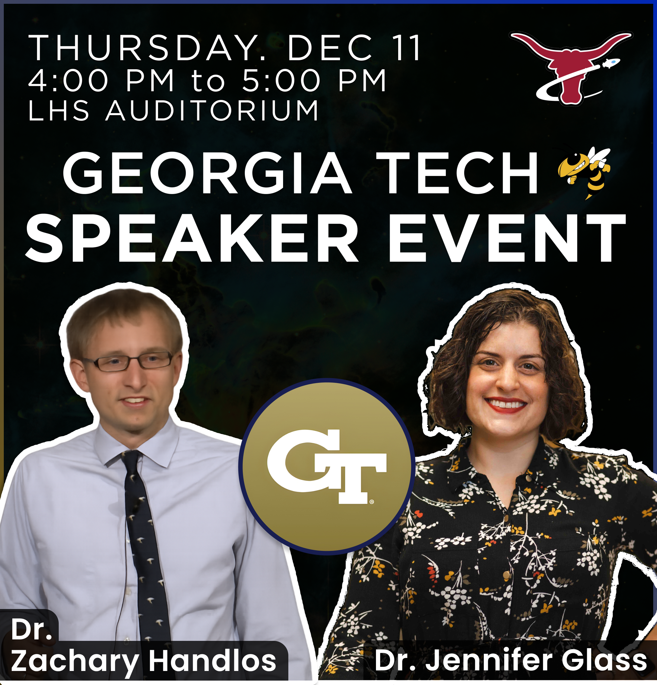 Cover Image for Georgia Tech Guest Speaker Event w/ Dr. Jennifer Glass & Dr. Zachary Handlos