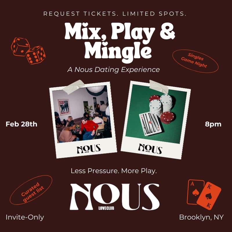 Cover Image for Mix, Play & Mingle: Singles Game Night