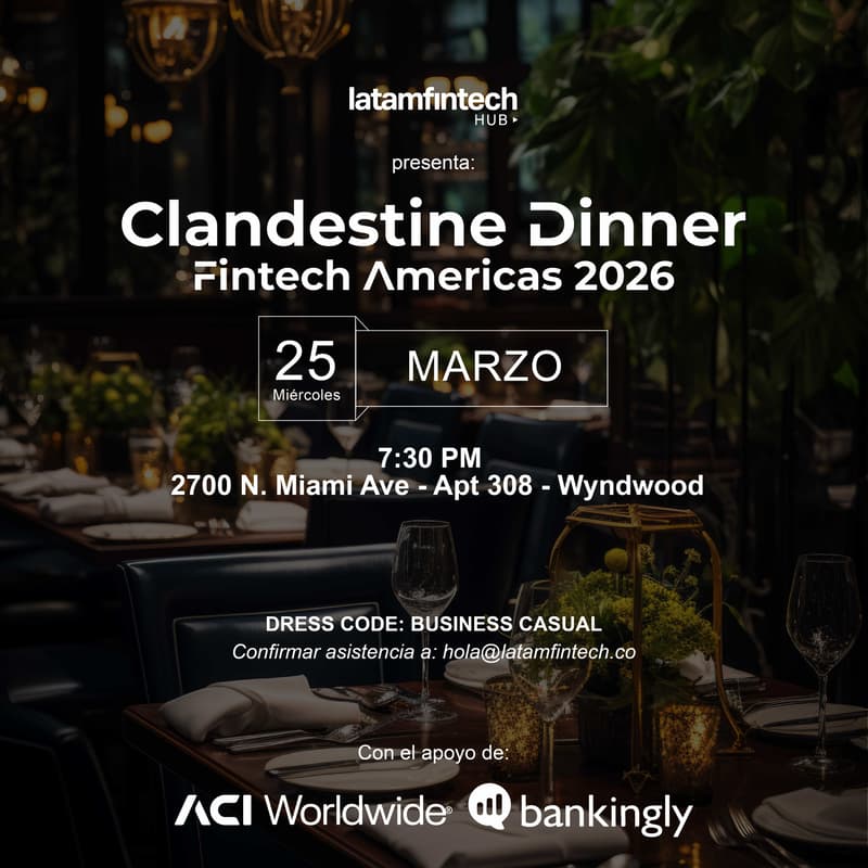 Cover Image for Clandestine DinnerFintech Americas 2026 🍸