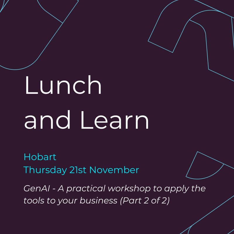 Cover Image for Lunch and Learn || GenAI: A practical workshop to apply the tools to your business (Part 2 of 2) (HBA)