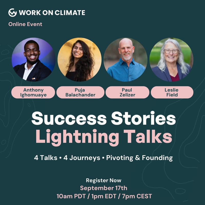 Cover Image for Success Stories - Lightning Talks: Founders & Pivots