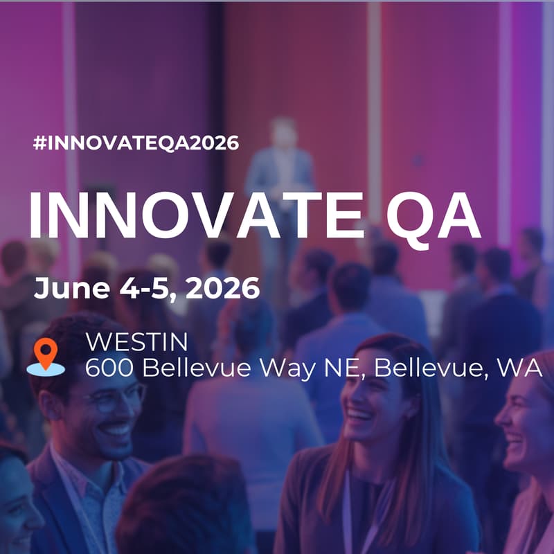 Cover Image for Innovate QA 2026 - AI + Quality - 2-day event