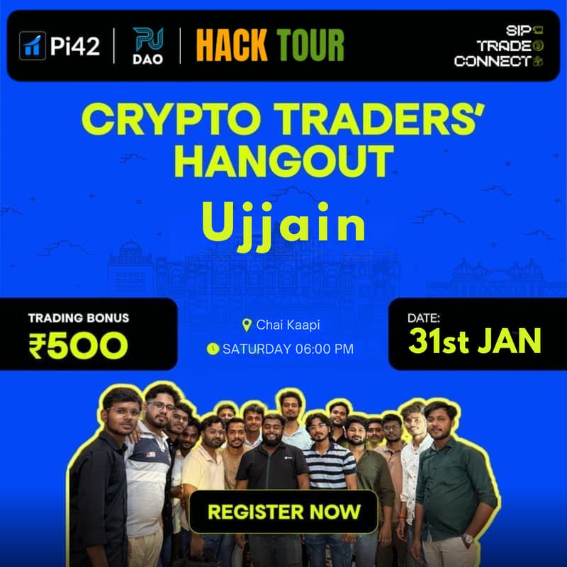 Cover Image for Pi42 Crypto Traders’ Hangout - Ujjain