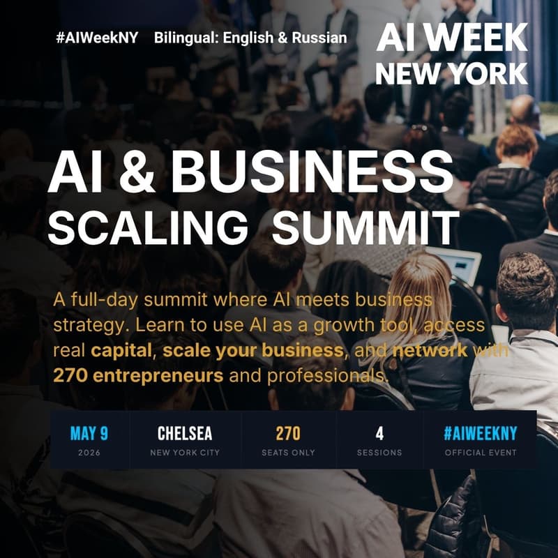 Cover Image for Ai & Business Scaling Summit #AiWeekNY