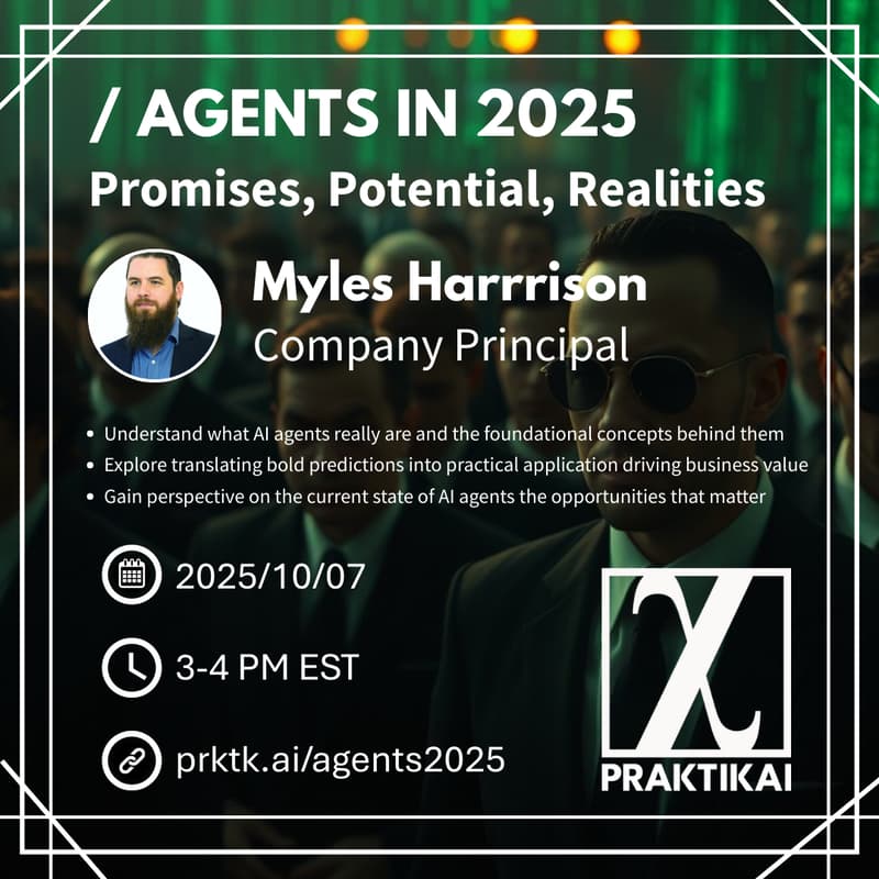 Cover Image for / Agents in 2025: Promises, Potential, Realities