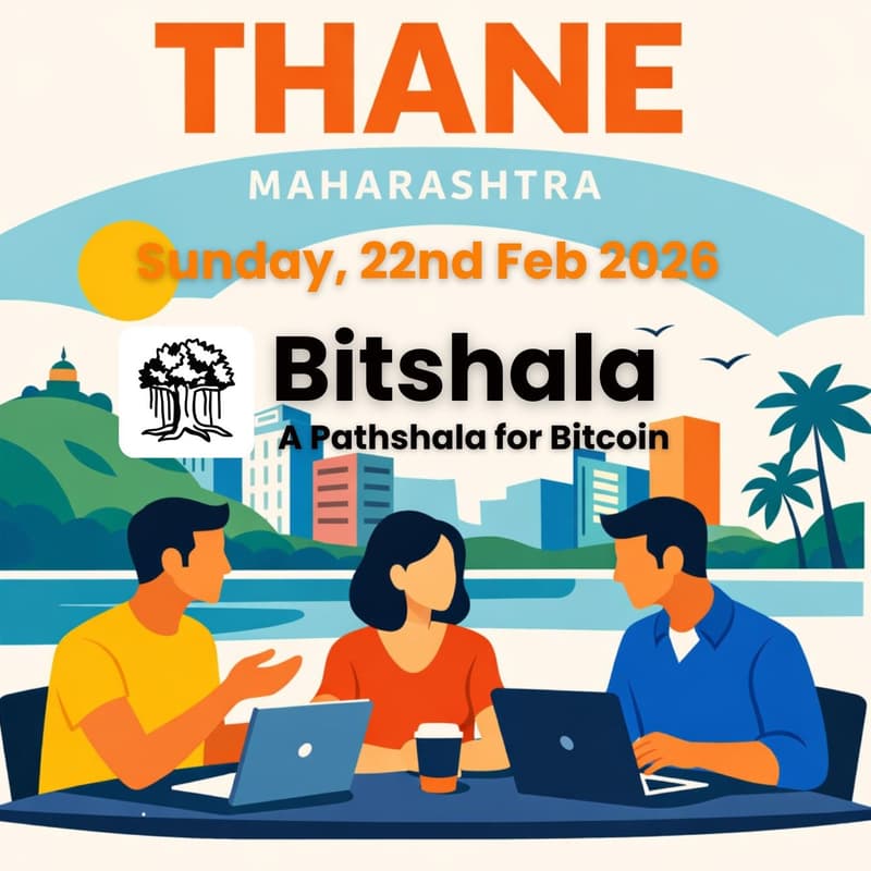 Cover Image for Bitcoin 101 | Thane, Maharashtra | Sunday, 22nd Feb 2026 | 11:00 AM - 1:00 PM