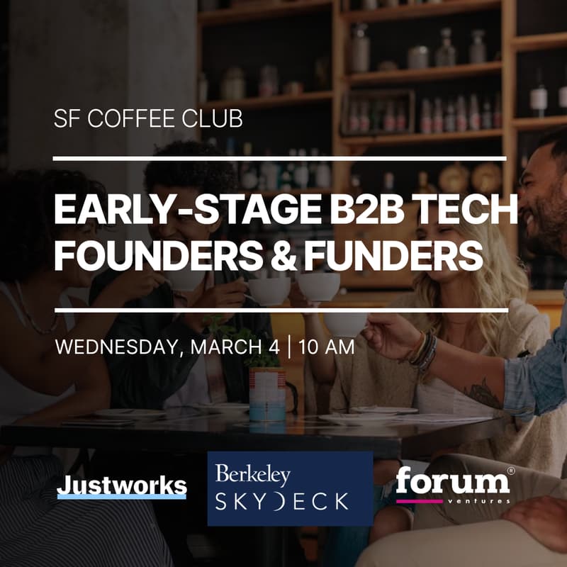 Cover Image for SF Coffee Club | Early Stage B2B Tech Founders & Funders
