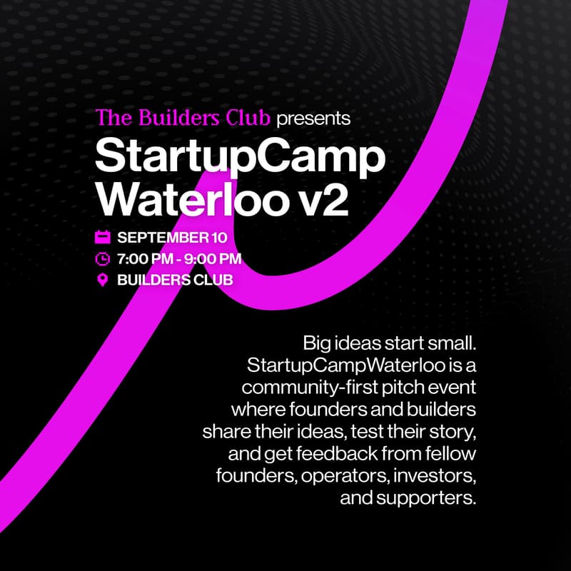 Cover Image for StartupCampWaterloo v2
