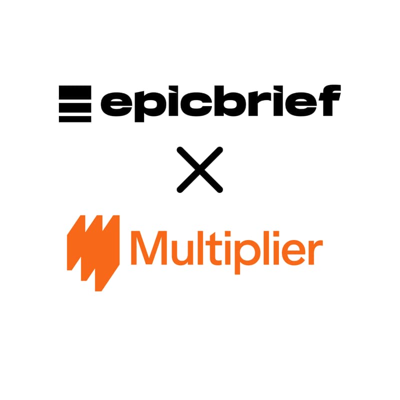 Cover Image for Epicbrief x Multiplier: From 20% to 60% YoY with unbiased GTM data