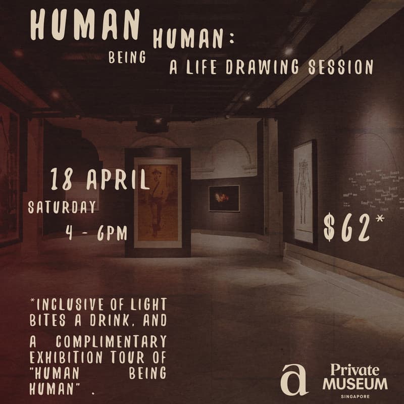 Cover Image for Human Being Human: A Life Drawing Session with Art Again <> The Private Museum