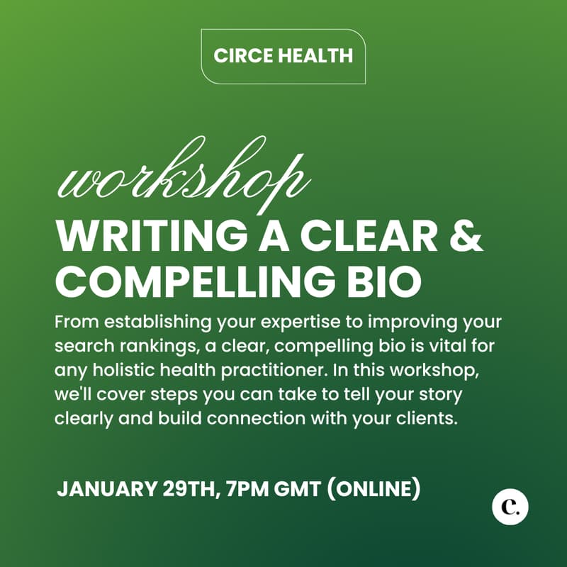 Cover Image for Circe Health Presents: Writing A Clear & Compelling Bio