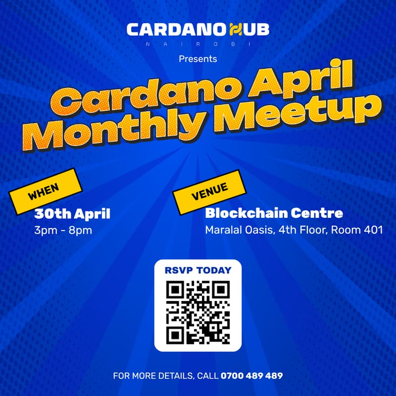 Cover Image for Cardano April Monthly meetup