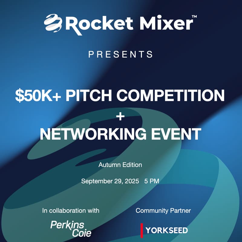 Cover Image for Rocket Mixer™ $50K+ Pitch Competition and Networking Event