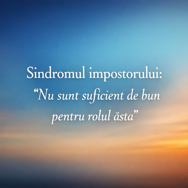 Cover Image for Group coaching: sindromul impostorului „Nu sunt suficient de bun pentru rolul ăsta”