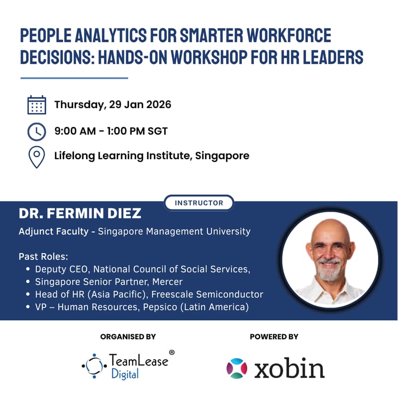 Cover Image for People Analytics for Smarter Workforce Decisions: Hands-on Workshop for HR Leaders