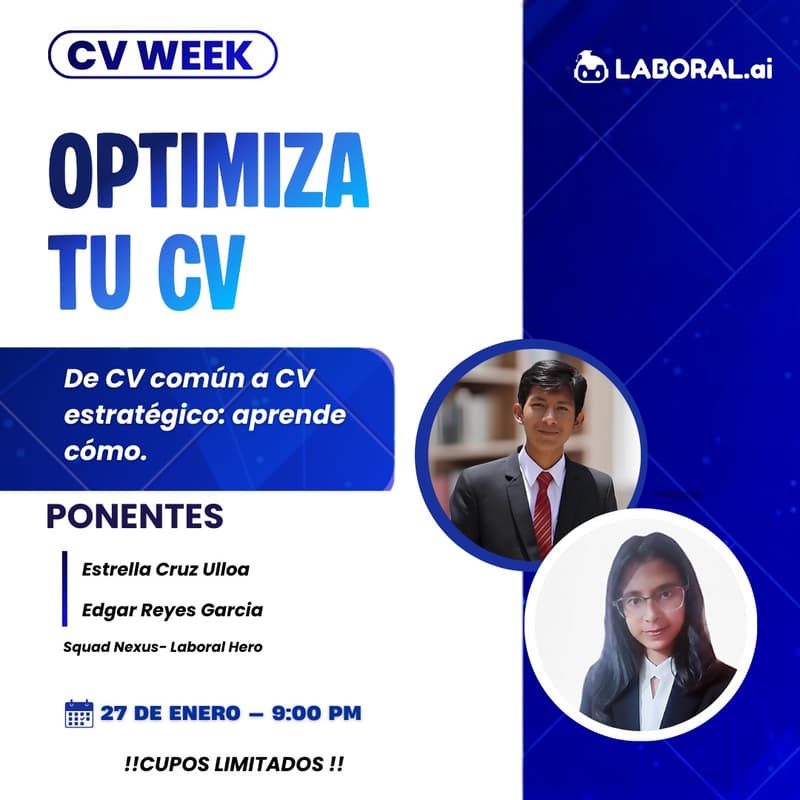 Cover Image for CV WEEK | Potencia tu Talento