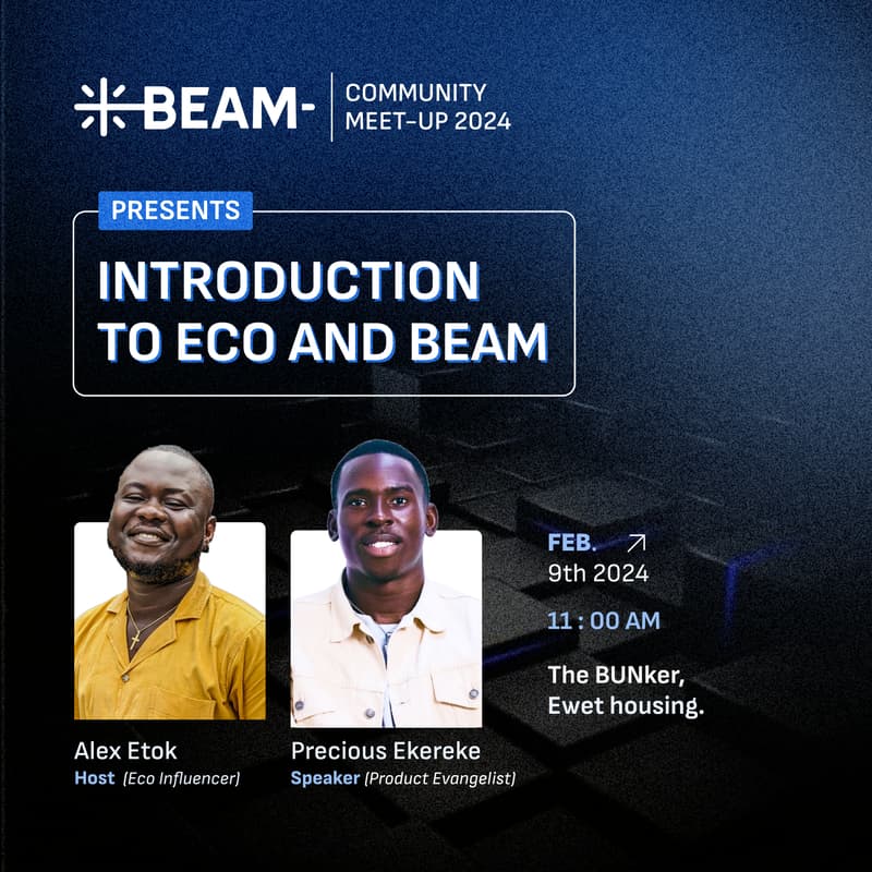 Cover Image for Eco and Beam Community Meetup
