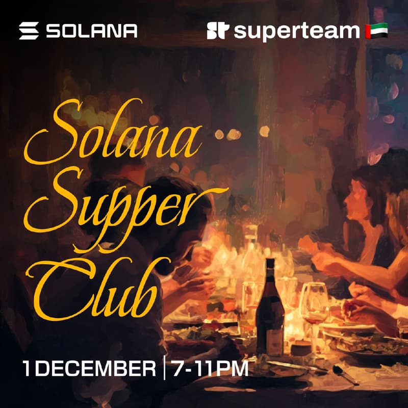 Cover Image for Solana Supper Club
