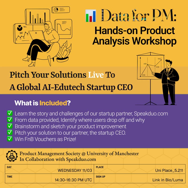 Cover Image for Data for PM: Hands-on Product Analysis Workshop