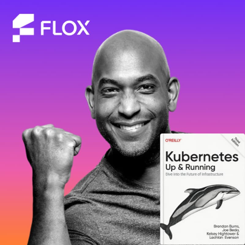 Cover Image for Book Signing with Kelsey Hightower at the Flox Booth #1850