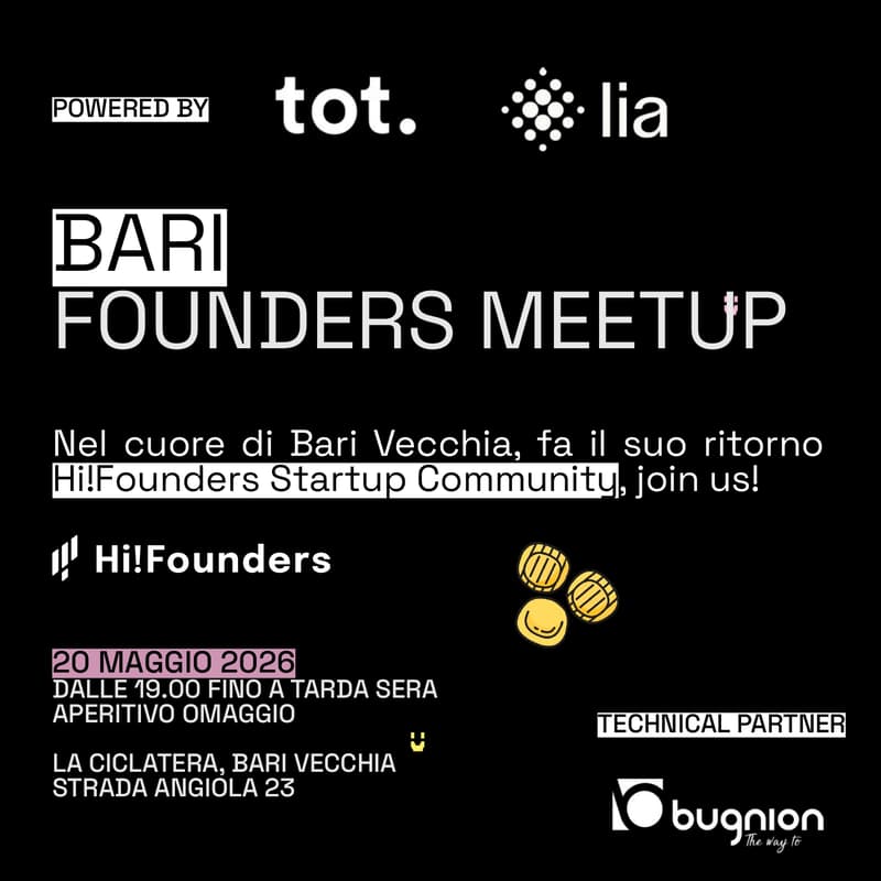 Cover Image for Bari Founders Meetup