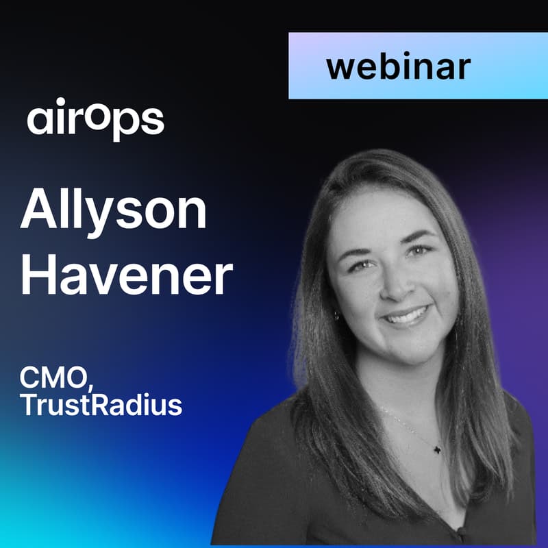 Cover Image for Stop Blaming Attribution. Alignment is What Matters with Allyson Havener, CMO of Trust Radius