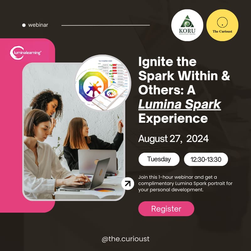 Cover Image for Ignite the Spark Within & Others: A Lumina Spark Experience ✨