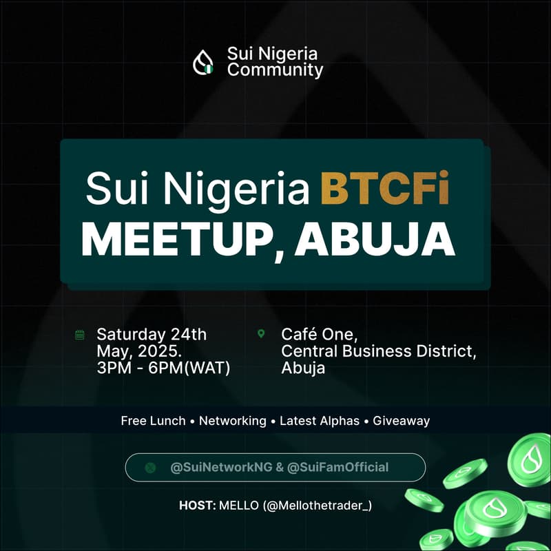 Cover Image for Sui Nigeria Meetup, Abuja.