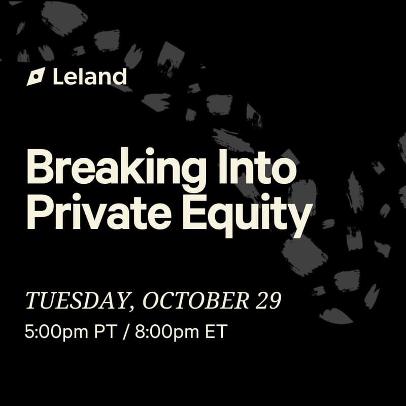 Cover Image for Breaking Into Private Equity Panel