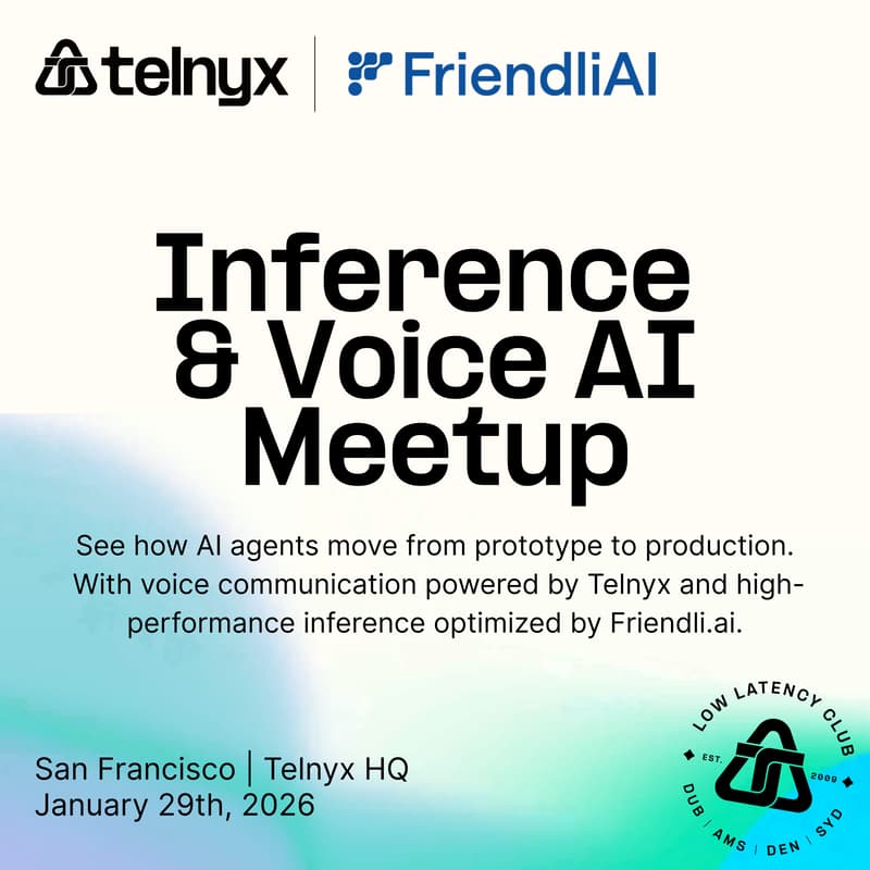 Cover Image for Low Latency Club: Inference & Voice AI Meetup