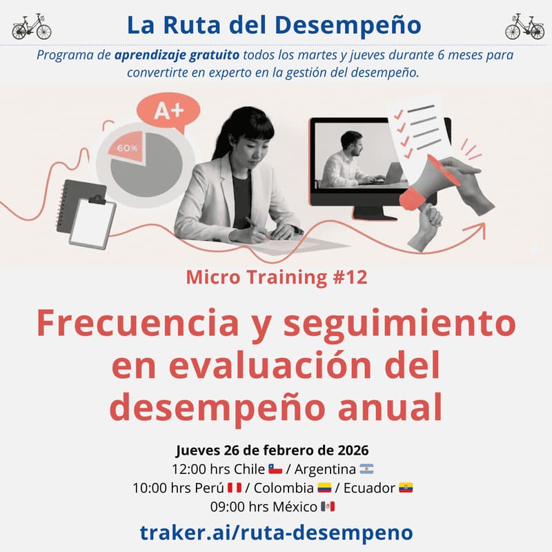 Cover Image for MicroTraining #12 Frecuencia y seguimiento en evaluación del desempeño anual