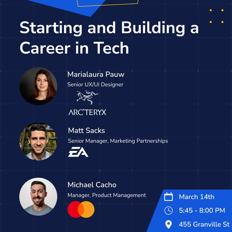 Cover Image for Starting and Building a Career in Tech