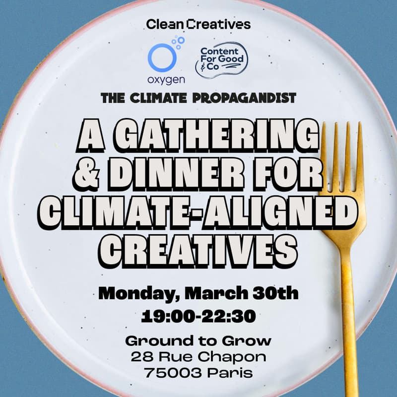 Cover Image for Creatives For Impact: A Gathering + Dinner for Climate-Aligned Creatives