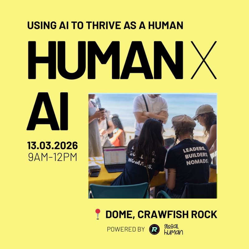 Cover Image for HUMAN x AI: Using AI to thrive as a human