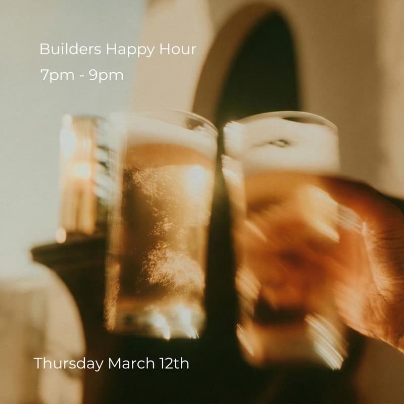 Cover Image for Builders Happy Hour