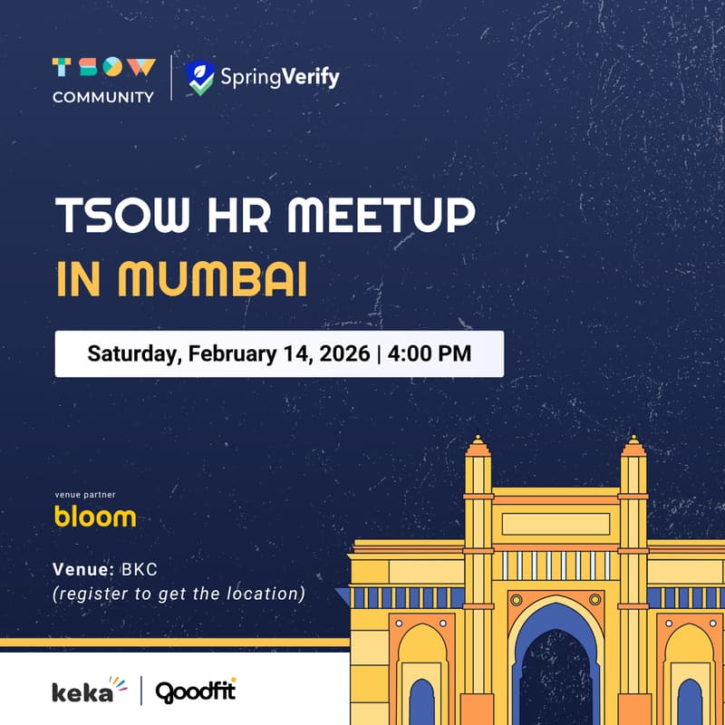 Cover Image for TSOW HR Meetup in Mumbai