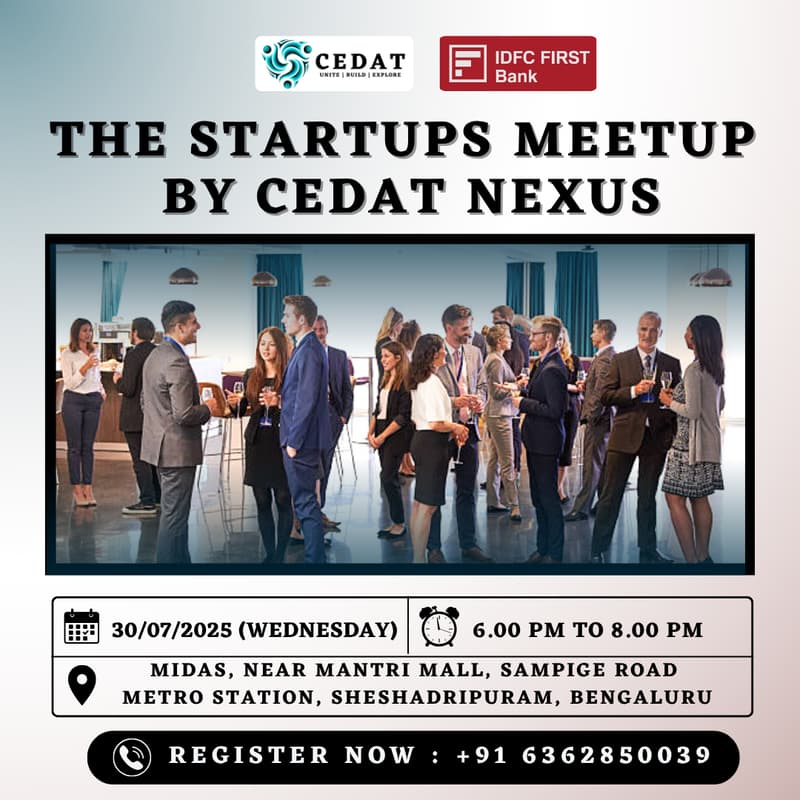 Cover Image for THE STARTUPS MEETUP BY CEDAT NEXUS