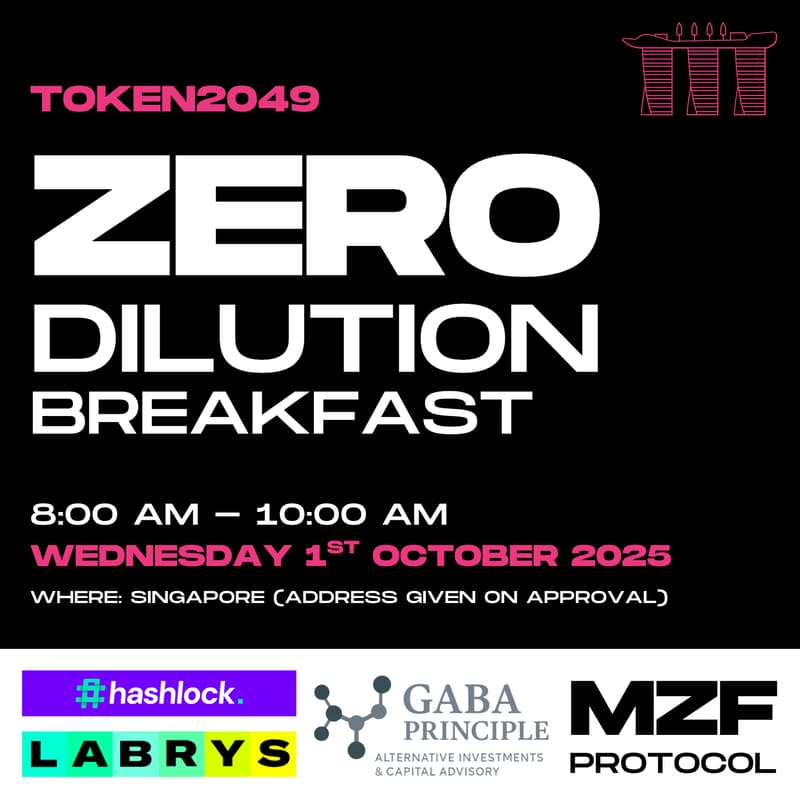 Cover Image for TOKEN2049 - ZERO DILUTION BREAKFAST