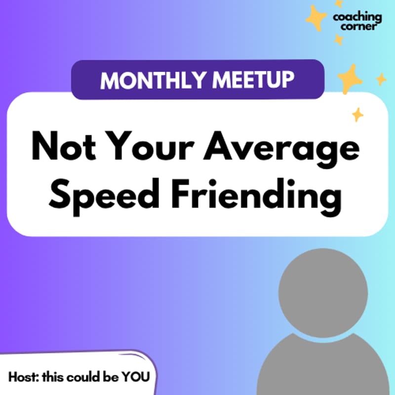 Cover Image for Not Your Average Speed Friending