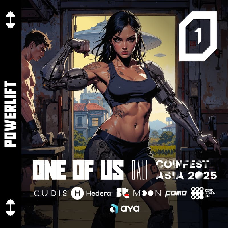 Cover Image for ONE OF US Lift / Aya, Cudis, Hedera, Moonring, 071Labs, Superteam Indonesia & FOMO Magazine
