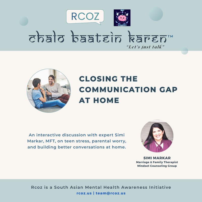 Cover Image for Chalo Baatein Karen (“Let’s just talk”) - A Discussion Series