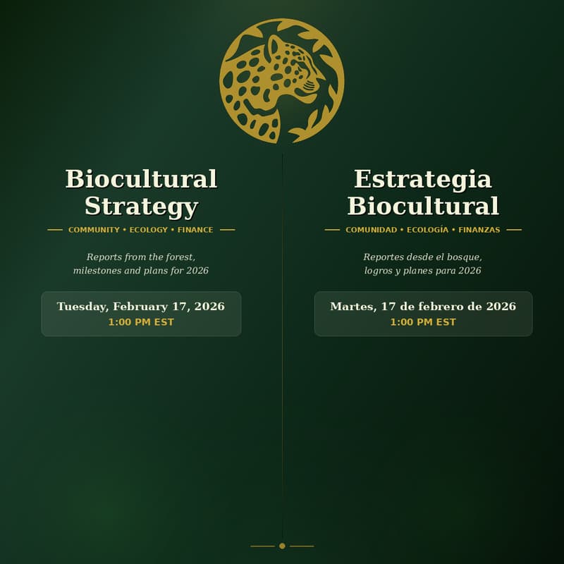 Cover Image for Kickoff: 2026 Biocultural Strategy / Lanzamiento: Estrategia Biocultural 2026