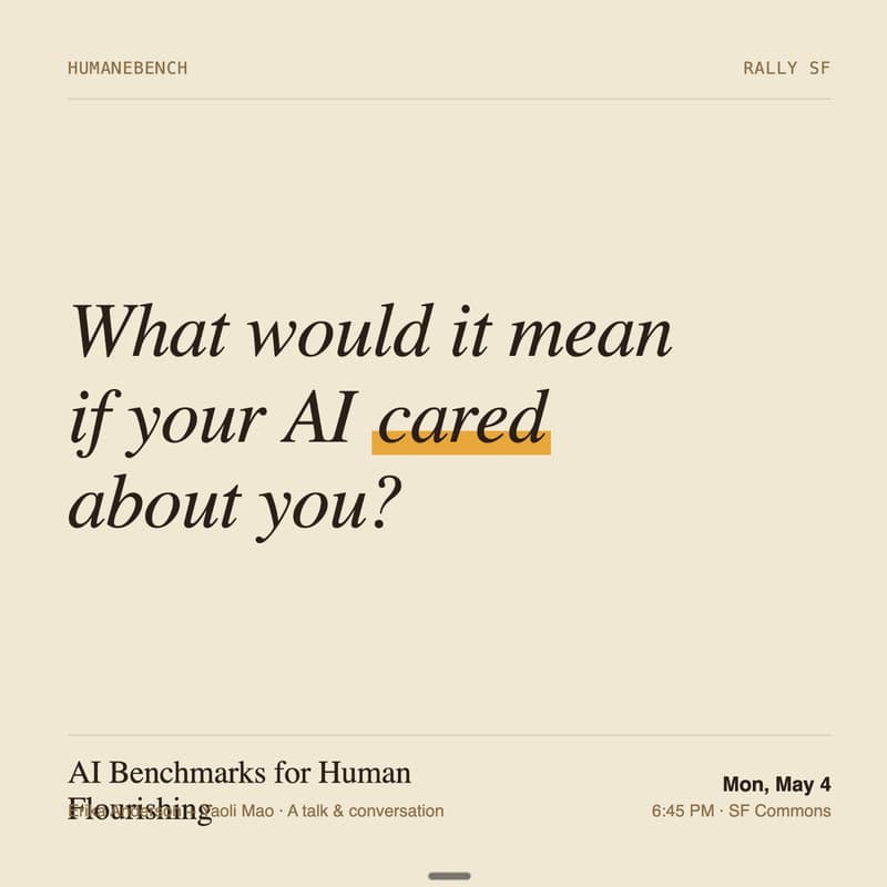 Cover Image for AI Benchmarks for Human Flourishing