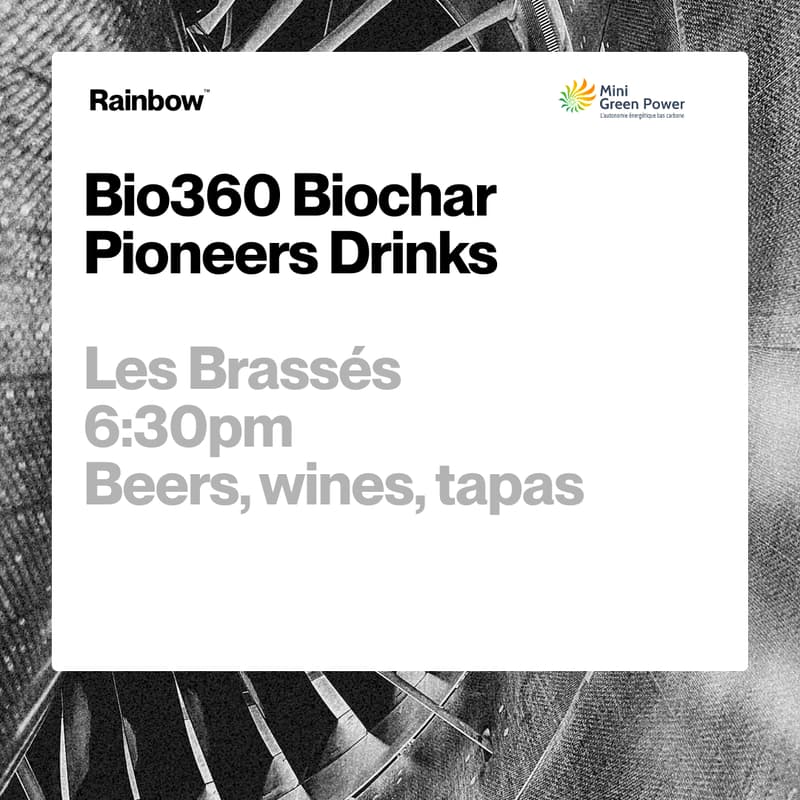 Cover Image for Mini Green Power x  Rainbow - Bio360 Biochar Drinks