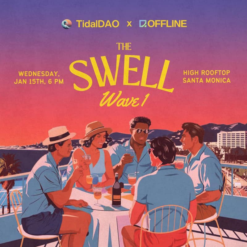 Cover Image for tidalDAO x OFFLINE: The Swell,  Wave I